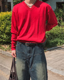 Solar Linen V-neck Knit