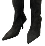 suede span kneehigh boots