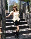 Morin Wavy Layer Frill Skirt