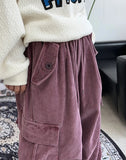 Roun Pigment Corduroy Cargo Pants
