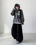 Storm Velour Layered Hoodie