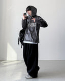 Storm Velour Layered Hoodie