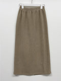 Corduroy H-line Banding Skirt