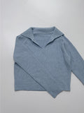 [Plan] Sailor Raglan Collar Knit
