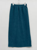 Corduroy H-line Banding Skirt