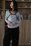 Two-way bolero cardigan top