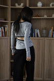 Two-way bolero cardigan top