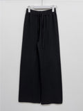 Sketch Ribbed Knit Long Wide Pants