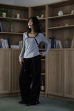 Two-way bolero cardigan top