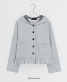 Ryukon Check Frill Short Jacket