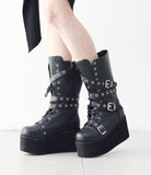 Devil Buckle Ultra Light Platform Boot Walker