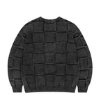 PIGMENT CHECKERBOARD KNIT SWEATER