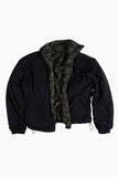 Reversible fleece zip-up jumper