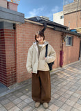 [unisex] Rurini wide cotton pants