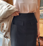 Cilia Pocket H-Line Skirt