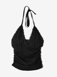 [ EEUN MADE ] Spring Silk Halter Sleeveless Top
