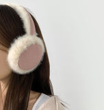 Winter Fleece Ugg Earmuffs Foldable Cute Earmuffs