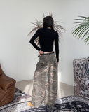 Feren Camo Curved Pants
