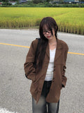 [MADE] Molded Suede Button Jacket