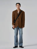 Elle three-button blazer