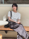 Becue Chrome Henry Neck Short Sleeve T-Shirt
