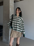 Denzel Cutting Pleats Cotton Pantskirt