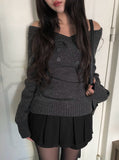 Elda Wool Belt Pleated Mini Skirt
