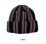 STRIPE PATTERN BEANIE