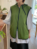 [unisex] Kunds Summer Color Matching Nylon Hood Vest