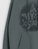 Senbo Star Printed Over Hoodie