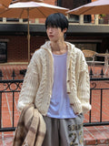 Roy Toggle Hooded Knit Cardigan