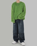 knick pintuck denim pants