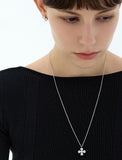 Essence Silver (W) Moissanite Bain Necklace M