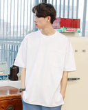 Edge pocket short sleeve T-shirt