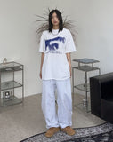 Maven-printed short-sleeved T-shirt