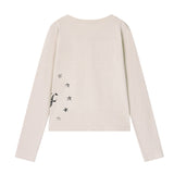 VINTAGE OF STAR Henley Neck Long Sleeve T-Shirt