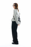 Gent layered wide trousers