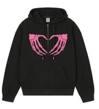 GRVE HEART Hood Zip-Up