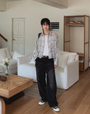 Ar Catbrush Wide Denim Pants