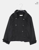 Ringsa double button collar wool short coat