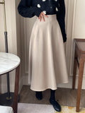 Milo Brushed Flare Long Skirt