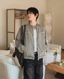 Fade Vintage Denim Biker Jacket