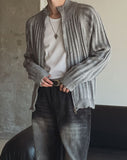 Todd Rib Knit Zip-up