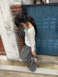 Ibe Balloon Wide Cut Nylon Banding Pants