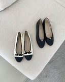 Perriton Color Scheme Ribbon Flat Shoes