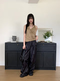 Cotyl Unfoot Wrap Shirring Draping Sleeveless