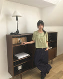 Yuki raw pocket balloon denim pants