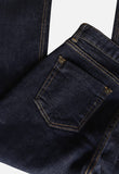 Deep-sticking Low Bootcut Denim Pants