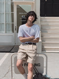 [LANARCH] Basic U-Neck Short Sleeve T-Shirt