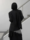 Pinble Stripe Pocket Wrap Jacket